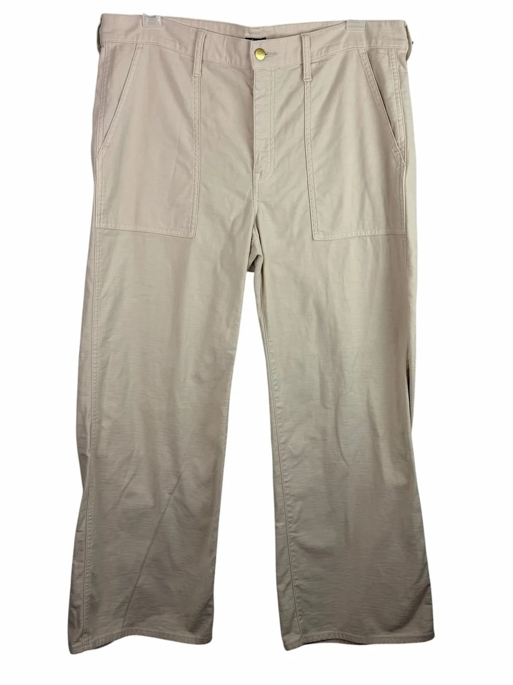 J. Crew | Cream Camp Pocket Wide Leg Pants New